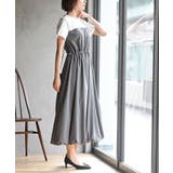 カットレイヤー風ドッキングバルーンワンピース | rps | 詳細画像5 