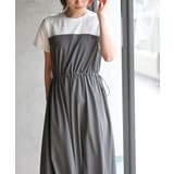 カットレイヤー風ドッキングバルーンワンピース | rps | 詳細画像6 