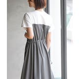 カットレイヤー風ドッキングバルーンワンピース | rps | 詳細画像8 