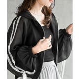 レースリボントラックフードシアージャケット | rps | 詳細画像14 