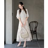 フロントタックバイカラーフレアー袖ブラウス | rps | 詳細画像2 