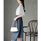 フロントタックバイカラーフレアー袖ブラウス | rps | 詳細画像28 