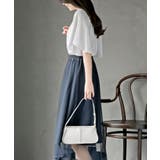 フロントタックバイカラーフレアー袖ブラウス | rps | 詳細画像29 