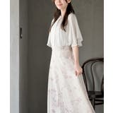 フロントタックバイカラーフレアー袖ブラウス | rps | 詳細画像3 