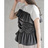 シャーリングビスチェドッキングTee | rps | 詳細画像17