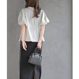 スタンドカラーパフスリーブＴ | rps | 詳細画像12 