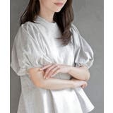 スタンドカラーパフスリーブＴ | rps | 詳細画像15 