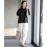 スタンドカラーパフスリーブＴ | rps | 詳細画像18 