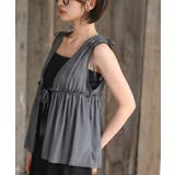 光沢シアーリボンベスト | rps | 詳細画像1