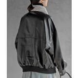 ティペット付き合皮ブルゾン | rps | 詳細画像10 