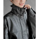 ティペット付き合皮ブルゾン | rps | 詳細画像15 