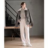 ティペット付き合皮ブルゾン | rps | 詳細画像16 