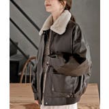 ティペット付き合皮ブルゾン | rps | 詳細画像20 