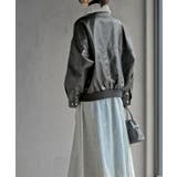 ティペット付き合皮ブルゾン | rps | 詳細画像4 