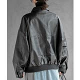 ティペット付き合皮ブルゾン | rps | 詳細画像8 