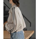 リボン袖スエードポンチトラックジャケット | rps | 詳細画像15 