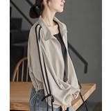 リボン袖スエードポンチトラックジャケット | rps | 詳細画像17 