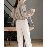 リボン袖スエードポンチトラックジャケット | rps | 詳細画像20 