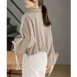 リボン袖スエードポンチトラックジャケット | rps | 詳細画像23 