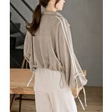 リボン袖スエードポンチトラックジャケット | rps | 詳細画像24 