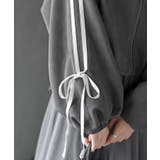 リボン袖スエードポンチトラックジャケット | rps | 詳細画像5 