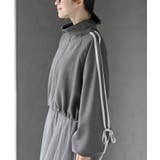 リボン袖スエードポンチトラックジャケット | rps | 詳細画像6 