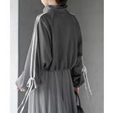 リボン袖スエードポンチトラックジャケット | rps | 詳細画像7 