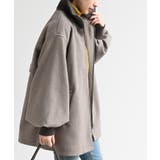 ブラウン | リブ切替ミドルＺＩＰコート | rps