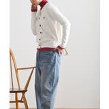 リボン刺繍＆ハートボタンクルーネックカーディガン | rps | 詳細画像3 