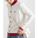 リボン刺繍＆ハートボタンクルーネックカーディガン | rps | 詳細画像5 