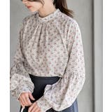 オフホワイト | ボリューム袖プチハイネックブラウス | rps