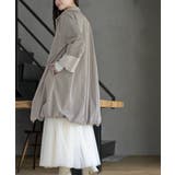 スタンドネックバルーンロングブルゾン | rps | 詳細画像16 