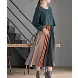 カラフルパッチワークドッキングワンピース | rps | 詳細画像1 