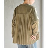 カーキ | ＢＡＣＫプリーツライトブルゾン | rps