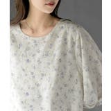 花柄７分袖バルーンブラウス | rps | 詳細画像12 