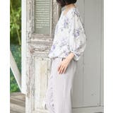 花柄７分袖バルーンブラウス | rps | 詳細画像16 