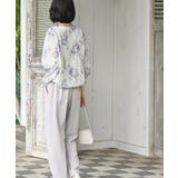 花柄７分袖バルーンブラウス | rps | 詳細画像17 