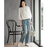 花柄７分袖バルーンブラウス | rps | 詳細画像2 