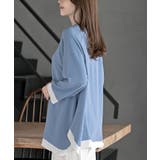 ふちどり配色ブラウス | rps | 詳細画像15 