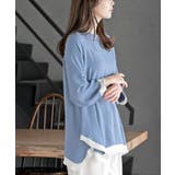 ふちどり配色ブラウス | rps | 詳細画像17 