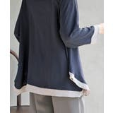 ふちどり配色ブラウス | rps | 詳細画像24 