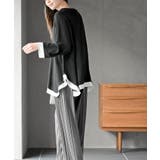 ふちどり配色ブラウス | rps | 詳細画像3 