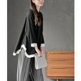 ふちどり配色ブラウス | rps | 詳細画像5 