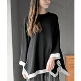 ふちどり配色ブラウス | rps | 詳細画像6 