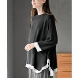 ふちどり配色ブラウス | rps | 詳細画像7 