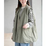 Ｖネックナイロンバルーンベスト | rps | 詳細画像1 