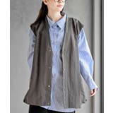 CHACグレー | Ｖネックナイロンバルーンベスト | rps