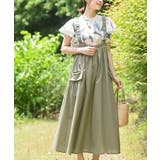 ライトカーキ | 麻混アウトポケットジャンスカ | rps