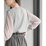 シアーボリューム袖ニットプルオーバー | rps | 詳細画像16 