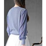 シアーボリューム袖ニットプルオーバー | rps | 詳細画像24 